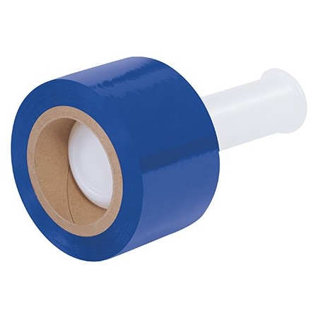 Bsc Preferred 3'' x 80 Gauge x 1000' Blue Bundling Stretch Film, 18PK BUY00013007